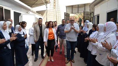 سعد يتفقد أقسام مستشفى الرمد للعيون بحي شرق أسيوط