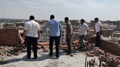 تنفيذ إزالات لـ 14حالة تعدي على أراضي زراعية وبناء مخالف ببعض مراكز وأحياء محافظة أسيوط 