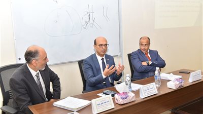 المنشاو يناقش رسالة دكتوراه بمستشفى القلب بجامعة أسيوط 