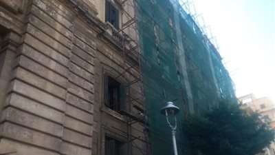 بالصور.. اعادة ترميم مبني محكمة سراي الحقانية اقدم مبني اثري بالإسكندرية 
