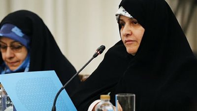 زوجة رئيس إيران تطالب زوجات العالم بإدانة جرائم الإحتلال الصهيونى فى غزة