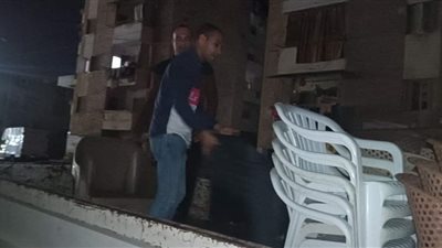 التحفظ على ٥٥ حالة أشغال نتيجة لحملة مسائية بحي ثان المنتزة الإسكندرية لرفع الاشغالات بالطريق العام 