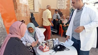 حملات التبرع بالدم بمركز شباب الانفوشي بالإسكندرية دعما لصالح مصابي غزة
