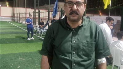 وكيل مديريه الشباب والرياضه  يتفقد حملة التبرع بالدم لصالح الأشقاء الفلسطينيين