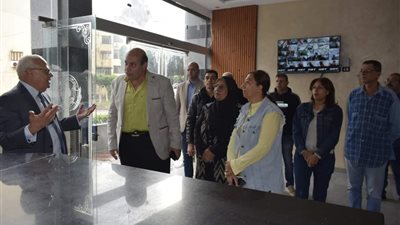 الغضبان  يتفقد مجلس مدينة بورفؤاد ويوجه بسرعة الانتهاء من مركز التراخيص الجديد 