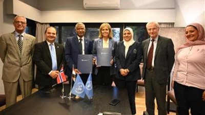 بالصور...منظمة الأغذية والزراعة وسفارة النرويج توقعان اتفاقية للحد من الفقر فى صعيد مصر 