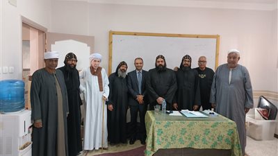 الانتخابات الرئاسية 2024.. رهبان دير الشايب بالأقصر يدلون بأصواتهم برفقة شيخ أزهري