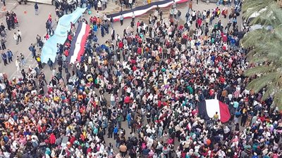 مسيرة حاشدة رائعة لطلاب جامعة الإسكندرية في فعاليات اليوم الثالث للانتخابات الرئاسية 2024 (صور)