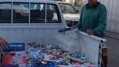 مصادرة 1270 علبة سجائر مجهولة المصدر وتحرير 10 محاضر خلال حملة تموينية مكبرة في الإسكندرية