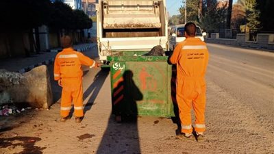 رفع 560 طن قمامة خلال عدة حملات للنظافة ببعض مراكز محافظة أسيوط 