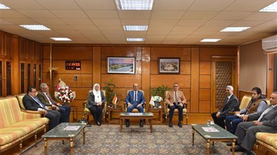 المنشاوى يستقبل مستشار رئيس جامعة الأزهر لدعم الابتكار وريادة الأعمال  