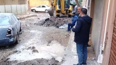 محافظ الشرقية يشدد على سرعة الإنتهاء من أعمال إصلاح كسر ماسورة مياه الشرب الرئيسية بشارع المدير بمدينة الزقازيق