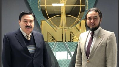 رئيس مجلس إدارة مركز  نزارباييف لحوار الحضارات  يلتقى  مع رئيس المنظمة غير الحكومية 