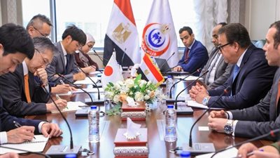 وزير الصحة يستقبل السفير الياباني ووفد 