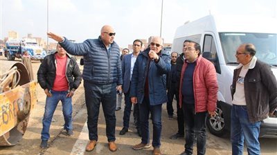محافظ الجيزة : خطة لرفع كفاءة وتطوير مدخل محور عمرو بن العاص للقادم من الدائرى بالمريوطية