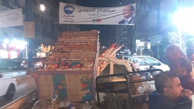 حملات مكثفة لإزالة الاشغالات والتعدى  على حرم الطريق بشوارع حى شرق أسيوط 