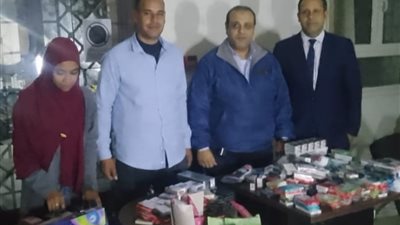 ضبط سلع غذائية منتهية الصلاحية وسجائر مجهولة المصدر بــ تموين الإسكندرية