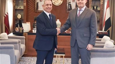 بالصور ...سفير قطر بالقاهرة يلتقى وزيرة التخطيط  و رئيس الأكاديمية العربية للعلوم والتكنولوجيا والنقل البحري  