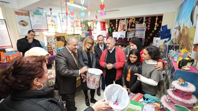 رئيس مياه أسيوط ووفد اليونيسيف يزوران مدرسة الانتصار الرسمية للغات لمتابعة مبادرة صحتنا فى بيئتنا 