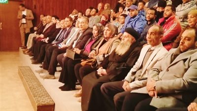 قصر ثقافة الزعيم جمال عبد الناصر ببني مر بالفتح بأسيوط يحتفل بذكرى عيد الشرطة وثورة 25 يناير 