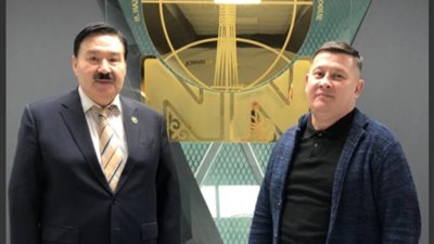 رئيس مجلس إدارة مركز  حوار الاديان يلتقى برئيس المركز الثقافي العرقي الباشكيري في كازاخستان