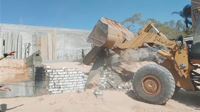 إزالة 25 حالة تعدى على أراضى أملاك الدولة بمراكز البدارى وديروط وساحل سليم بأسيوط 