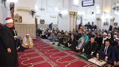 المنيا تحتفل بليلة الإسراء والمعراج بمسجد الفولي