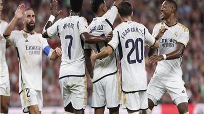 دياز وفينيسيوس يقودان هجوم ريال مدريد أمام لايبزيج بدوري أبطال أوروبا