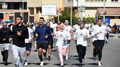 احتفالا باليوم العالمي لمكافحة السرطان  وزير الشباب والرياضة يطلق اشارة بدء ماراثون بالتعاون مع مؤسسة بهية