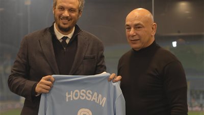 بيراميدز يحتفي بالتوأم في مباراة الاتحاد السكندري في حضور النائب أحمد دياب