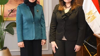 وزيرة الهجرة تستقبل سفيرة البحرين في مصر لبحث التعاون المشترك