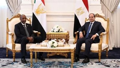 الرئيس السيسي يؤكد حرص مصر على دعم وحدة الصف السوداني وتسوية النزاع القائم