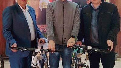 استمرار تسليم دراجات المرحلة الرابعة لمبادرة «دراجتك صحتك» بالقليوبية