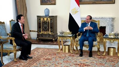 الرئيس السيسي يستقبل مدير عام منظمة الأغذية والزراعة ( الفاو) 