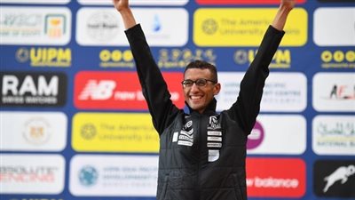 أحمد الجندى بطل منتخب الخماسى الحديث: سعيد بذهبية كأس العالم وهدفى دائما المنصات
