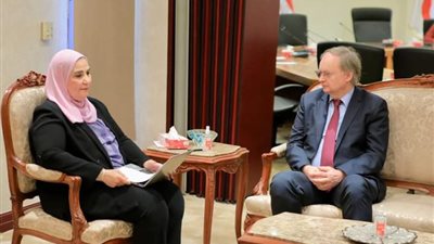 وزيرة التضامن الاجتماعي تلتقي سفير الاتحاد الأوروبي في مصر لبحث تطورات الأوضاع الإنسانية والإغاثية في قطاع غزة وتعزيز التعاون المشتركة