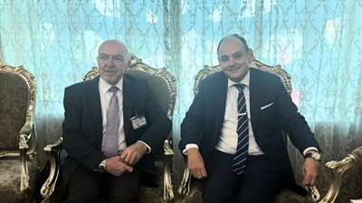 على هامش مشاركته في مؤتمر الاستثمار المصري الأوروبي