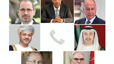 وزير الخارجية يتلقى اتصالات تهنئة من الأمين العام لجامعة الدول العربية ورئيس وزراء فلسطين ووزراء خارجية عدد من الدول العربية بمناسبة توليه منصبه الجديد 