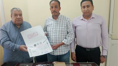  المنظمة المصرية الدولية لحقوق الإنسان والتنمية والمستشار السيد الفيل والكاتب طارق رفعت ابوالحسن يكرمون