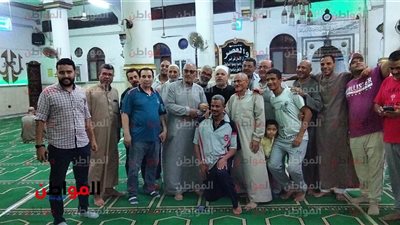 صور .. «المراغي» يحتفل بذكرى المولد النبوي بمسجد السلام في «البساتين»