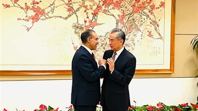 وزير الخارجية والهجرة يلتقي بنظيره الصيني علي هامش أعمال الجمعية العامة للأمم المتحدة بنيويورك 