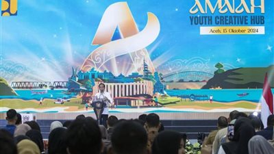 الرئيس ويدودو يفتتح مركز الإبداع الشبابي في آتشيه