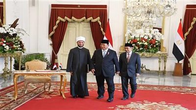 وزير الأوقاف  المصرى يلتقي رئيس إندونيسيا بقصر الرئاسة بجاكرتا 