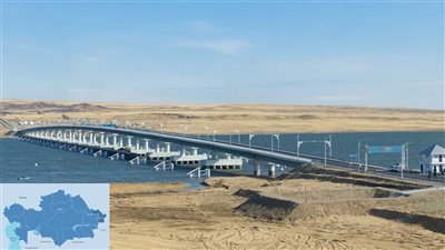 كازاخستان تفتتح أطول جسر في المنطقة الشرقية