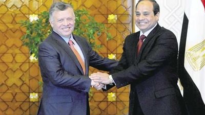 «السيسي» يستقبل ملك الأردن لبحث التعاون المشترك 