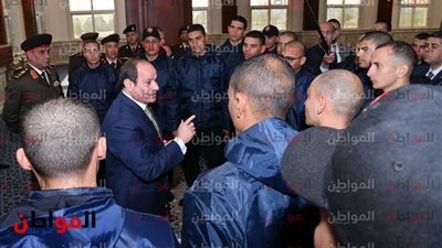 صور .. «السيسي» يشهد ختبارات كشف الهيئة للطلبة المتقدمين للإلتحاق بالأكاديمية العسكرية المصرية