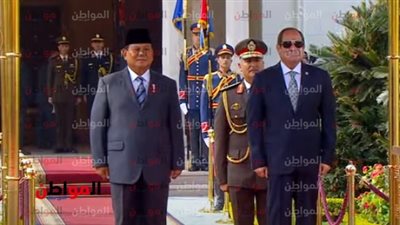 فيديووصور .. السيسي يستقبل نظيره الأندونيسي بـ«الإتحادية»