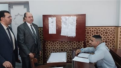 صور .. انطلاق امتحانات نهاية الفصل الدراسي الأول بـ«تربية الأزهر»