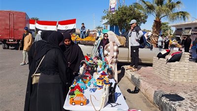 مشاركة متميزة من المجلس القومي للمرأة فرع جنوب سيناء في سوق اليوم الواحد بطور سيناء