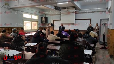 صور .. «عميد تربية الأزهر» يتفقد لجان الإمتحانات 